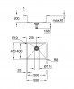 GROHE 31726SD0 Mosogató K700 60-S 550 x 450mm Rozsdamentes acél , csiszolt