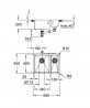 GROHE 31577SD1 Mosogató K700U 60-S 585 x 440mm Mosogató bal oldali Rozsdamentes