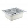 GROHE 31719SD0 Mosogató K200 60-S 533 x 457mm Rozsdamentes acél , csiszolt