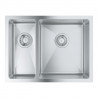 GROHE 31576SD1 Mosogató K700U 60-S 585 x 440mm Mosogató Jobbra Rozsdamentes acél