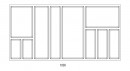 Evőeszköztartó SKY 500/100 (922 x 474 mm) fehér