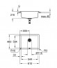 GROHE 31655AT0 Mosogató K700U 70-C 610 x 457mm gránit szürke