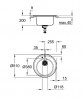 GROHE 31656AP0 Mosogató K200 50-C 510mm gránit fekete