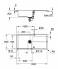 GROHE 31641AT0 Mosogató K400 60-C 1000 x 500mm gránit szürke