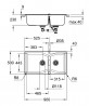 GROHE 31658AP0 Mosogató K700 100-C 900 x 500mm gránit fekete