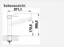 BLANCO 523118 Csaptelep Ambis HD szálcsiszolt nemesacél