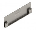 BLUM ABD.1009 külső sapka MERIVOBOX embléma nélkül, nyomtatáshoz, csiszolt inox