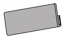 BLUM ABD.1009 külső sapka MERIVOBOX embléma nélkül, nyomtatáshoz, csiszolt inox