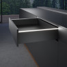 HETTICH 9305743 osvětlovací krycí profil pro AvanTech YOU nerezový, max 450mm