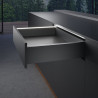 HETTICH 9305743 osvětlovací krycí profil pro AvanTech YOU nerezový, max 450mm