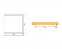 LED spotlámpa CIRAT 12V 3W alu/semleges fehér