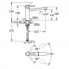 GROHE 30576000 BauClassic csaptelep közepes magasságú kifolyóval króm