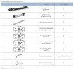 SEVROLL 05808 Concordia szerelvénykészlet két ajtóhoz,1150-1750mm,15-22mm, 20 kg