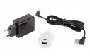 StrongPower USB töltő, 2 x töltő kimenet, 35 mm átmérőjű, fehér
