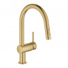 GROHE 32321GN2 Baterie Minta C-výpusť s duální sprškou kartáčovaný Cool Sunrise