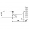 FRANKE Szett N48 ETN 614 6/4" Nova + FB 250 jobbos