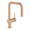 GROHE 32322DL2 Baterie Minta U-výpusť vytahovací sprška kartáčovaný Warm Sunset