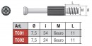 Excenter rúd TC01