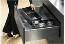 BLUM ZC7S300RSU Ambia-line kerethez LBX/MVX-hez, NL=270/242szén fekete CS-M