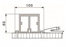 HAWA 24322 Folding Concepta 25 födém merevítő 2600mm