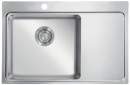 StrongSinks S3 Mosogató Nida 787, 787x 520 mm rozsdamentes acél, jobbos csepegt.