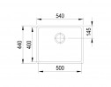 StrongSinks S3 Mosogató Eden 540 x 440 mm rozsdamentes acél
