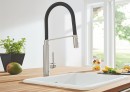GROHE Csaptelep konyhába Concetto zuhany szilikon supersteel 31491DC0