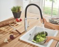 GROHE Csaptelep konyhába Concetto zuhany szilikon króm 31491000