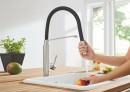 GROHE Csaptelep konyhába Concetto zuhany szilikon supersteel 31491DC0