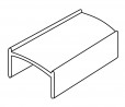 SEVROLL  00036 profil "U" Decor 18mm 3m ezüst