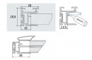 S-profil S10N ezüst elox 2,7m