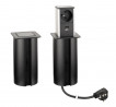 StrongPower PowerUp konnektor, 1x230V, USB A/C töltó, Fekete, FR