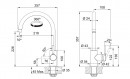 FRANKE Csaptelep FS 3228.031 LINA NEW króm