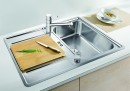 BLANCO 523661 Mosogató Classic Pro 45S-IF selyem fényű nemesa.InFino excenterrel