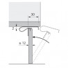 HETTICH 79690 Turbo-clip front kihuzású profilhoz
