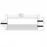 TL-tápegység LED-hez 24V 400W IP67 Slim