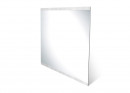 Hátfal tűzhelyhez 800x500 transzparens+inox profil