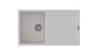 StrongSinks S3 Gránit mosogató ZALA 860,860 x 500mm, csepegtetővel, fehér