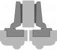 HETTICH 9155242 Intermat 9935 43MM B8 TH22