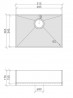 GETACORE mosogató GC-KE-345 GCT236 Terazzo crystal