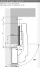 HETTICH 77708 Intermat 9936 pro slepý úhel vložený TH52 vrut