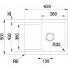 FRANKE Szett T29Č OID 611-62 fekete + FP 9000.071 onix