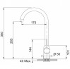 FRANKE Szett T30Č OID 611-78 fekete + FP 9000.071 onix