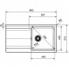 FRANKE Szett T41Č OID 611 fekete + FP 9000.071 onyx