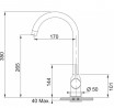 FRANKE Szett T52Č SID 610-40 fekete + FP 9000.071 onyx