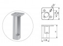 StrongLegs bútor láb FP005, 100Rmm, szürke RAL 9006