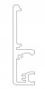 TERNO Diva Fluid takaró profil 2560, 3m,