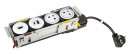 K- LEGRAND Disq´In 2x 230V + 1x USB A/C, HDMI, bílá/bílá