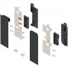 K-BLUM SpaceTower Legrabox C Free, karbon fekete CS-M, KB-450 mm