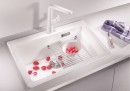 BLANCO 521683 Mosogató Pleon 6 fehér InFino excenter nélkül silgránit PuraDur